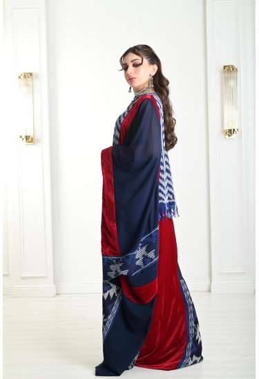 جلابية نسائية فضفاضة ملونة