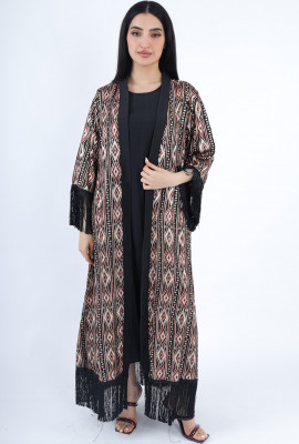 جلابية فاخرة بتصميم راقى ولمسات شرقية