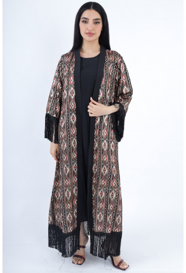 جلابية فاخرة بتصميم راقى ولمسات شرقية