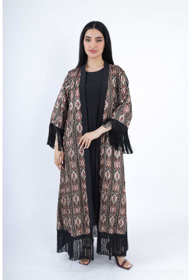 جلابية فاخرة بتصميم راقى ولمسات شرقية