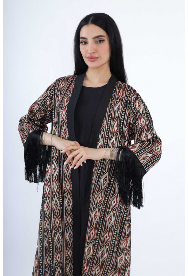 جلابية فاخرة بتصميم راقى ولمسات شرقية