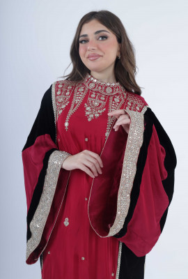 جلابية نسائية بتطريز براق