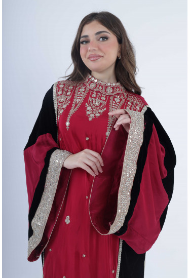 جلابية نسائية بتطريز براق