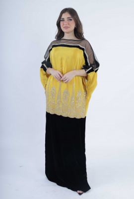 جلابية نسائية طويلة للمناسبات