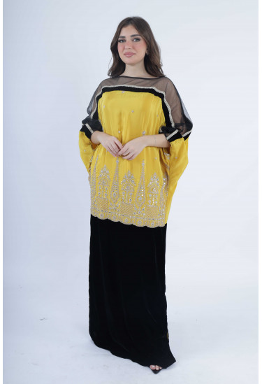 جلابية نسائية طويلة للمناسبات