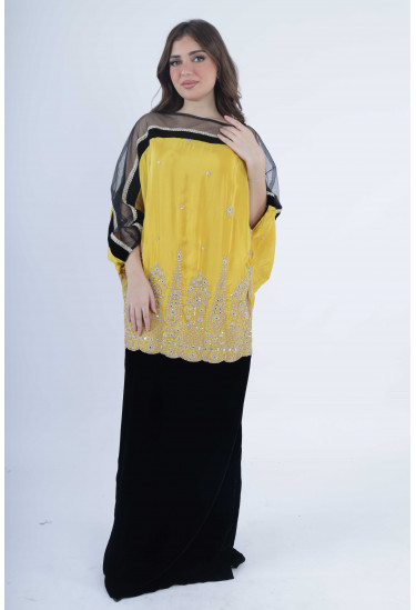 جلابية نسائية طويلة للمناسبات