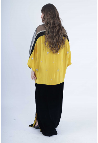 جلابية نسائية طويلة للمناسبات