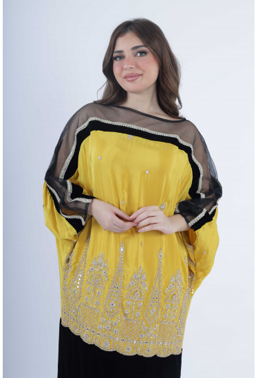 جلابية نسائية طويلة للمناسبات