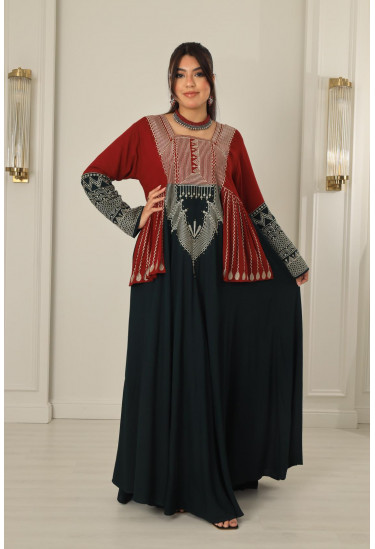 جلابية تراثية نسائية فاخرة