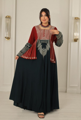 جلابية تراثية نسائية فاخرة