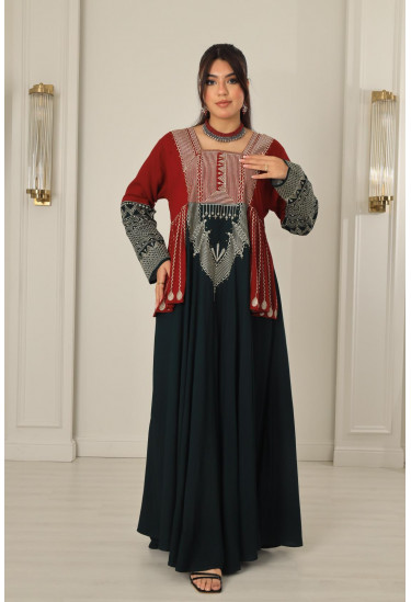 جلابية تراثية نسائية فاخرة