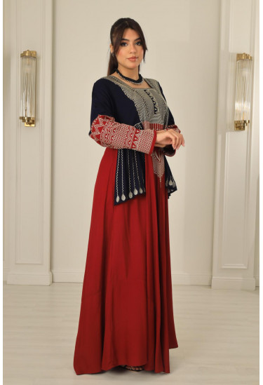 جلابية تراثية نسائية فاخرة