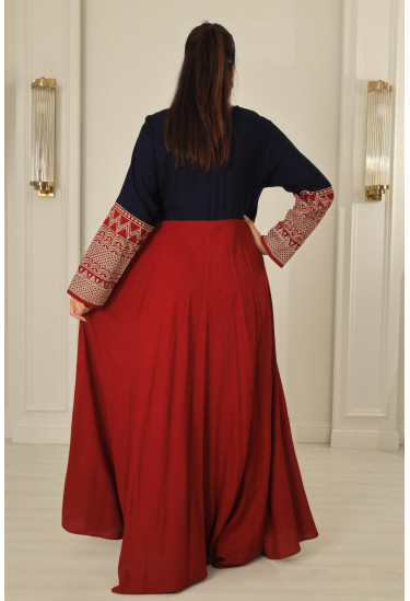 جلابية تراثية نسائية فاخرة