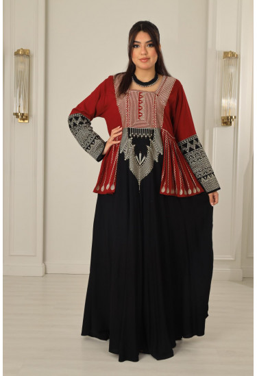 جلابية تراثية نسائية فاخرة