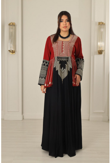 جلابية تراثية نسائية فاخرة