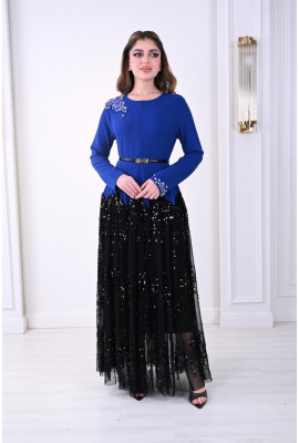 فستان كلاسيكي بلمسه عصريه مميزه 