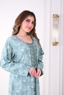 جلابيه طويله بنقوش رائعه 