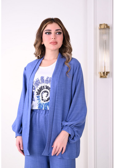 طقم نسائي عصري مع تيشيرت مطبوع طقم نسائي عصري مع تيشيرت مطبوع