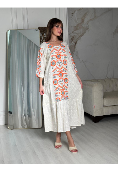 جلابيه نسائي ميدي تصميم انيق جلابيه نسائي ميدي تصميم انيق