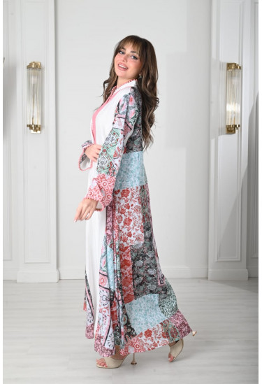 جلابيات نسائية بطباعاتمميزه وراقيه