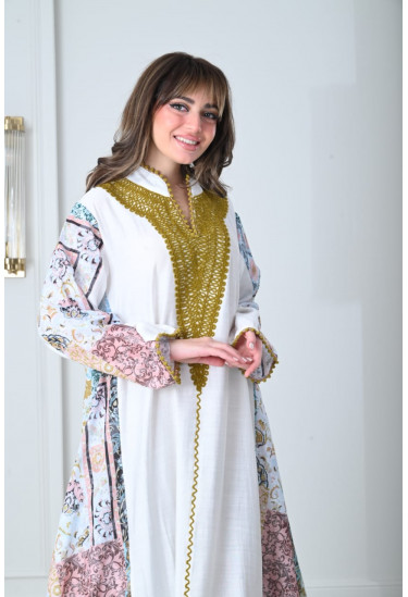 جلابيات نسائية بطباعاتمميزه وراقيه