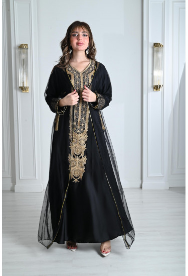 جلابية نسائية بكلفة أنيقة جلابية نسائية بكلفة أنيقة