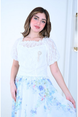 طقم طويل فاخر منقوش طقم طويل فاخر منقوش