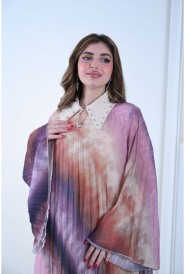 جلابيه بليسيه بياقه كلاسيكيه 