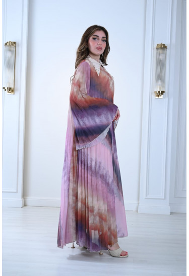 جلابيه بليسيه بياقه كلاسيكيه 