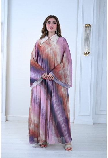 جلابيه بليسيه بياقه كلاسيكيه 