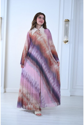 جلابيه بليسيه بياقه كلاسيكيه 