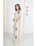 جمبسوت فاخر بتصميم كاب وتطريز هندسي أنيق جمبسوت فاخر بتصميم كاب وتطريز هندسي أنيق
