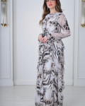 فستان نسائي بطباعات نمريه 