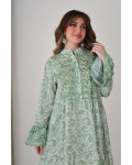 جلابية ماكسي محتشمة بأكمام واسعة جلابية ماكسي محتشمة بأكمام واسعة