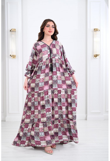 جلابية نسائية كلاسيكية طويلة جلابية نسائية كلاسيكية طويلة