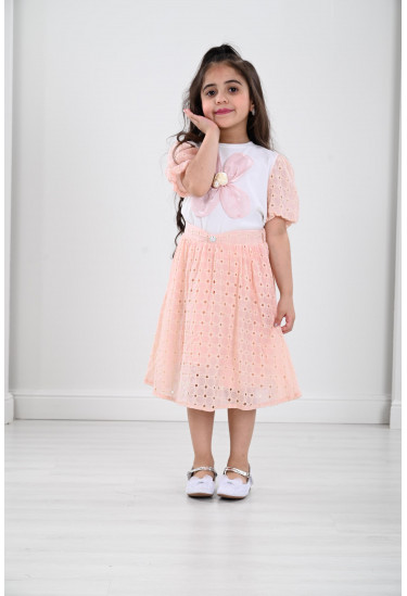 طقم بناتي كاجول بقصة ناعمة مقاس صغير طقم بناتي كاجول بقصة ناعمة مقاس صغير