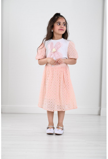 طقم بناتي كاجول بقصة ناعمة مقاس صغير طقم بناتي كاجول بقصة ناعمة مقاس صغير