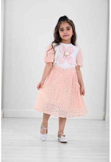 طقم بناتي كاجول بقصة ناعمة مقاس صغير طقم بناتي كاجول بقصة ناعمة مقاس صغير