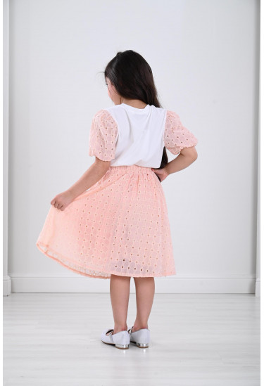 طقم بناتي كاجول بقصة ناعمة مقاس صغير طقم بناتي كاجول بقصة ناعمة مقاس صغير