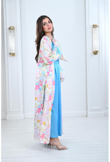 فستان نسائي ستان 2 قطعة فستان نسائي ستان 2 قطعة