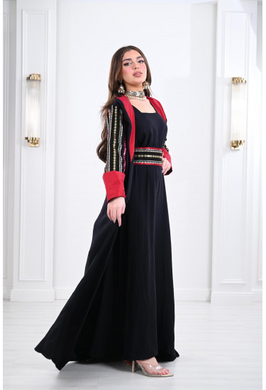 جلابية مغربية مطرزة فاخرة جلابية مغربية مطرزة فاخرة