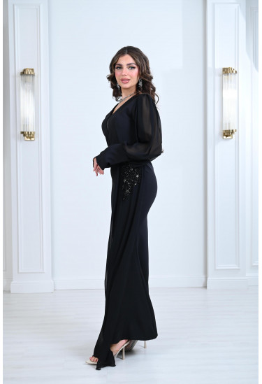 فستان نسائي للسهرات مطرز