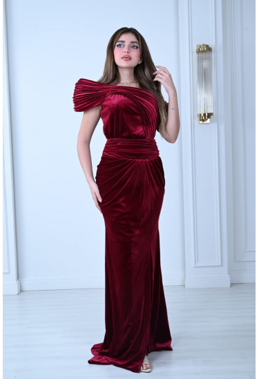 فستان سهره مخملي