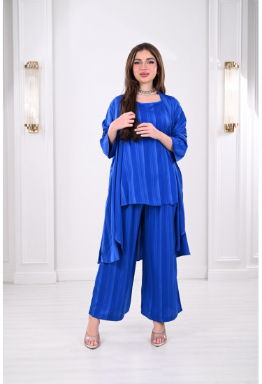 طقم نسائي فضفاض 3 قطع