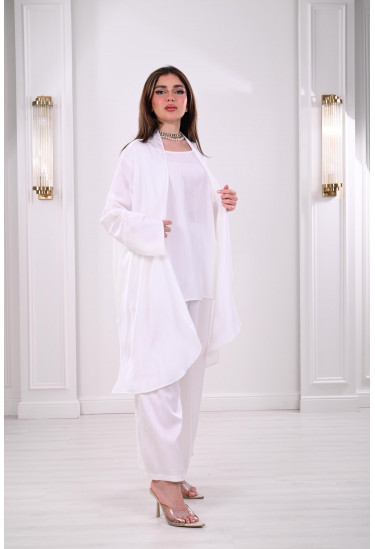 طقم نسائي فضفاض 3 قطع