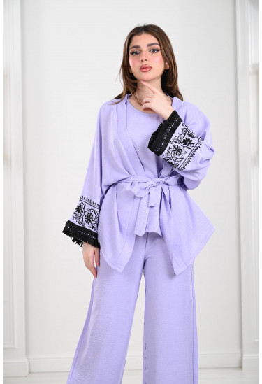 طقم نسائي مطرز 3 قطعة طقم نسائي مطرز 3 قطعة