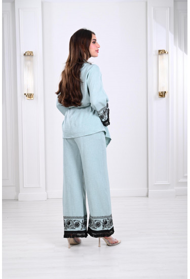 طقم نسائي مطرز 3 قطعة طقم نسائي مطرز 3 قطعة