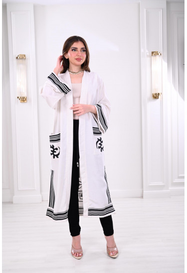 بشت نسائي بنمط جيوب 