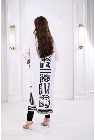 بشت نسائي بنمط جيوب 