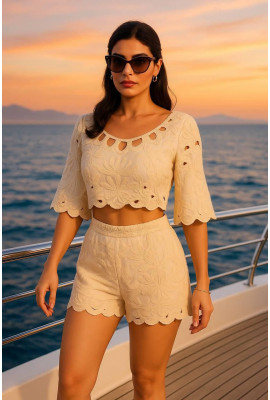 طقم صيفي كروشيه نسائي طقم صيفي كروشيه نسائي